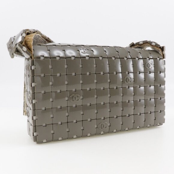 CHANEL Puzzle Shoulder Shoulder Bag plastic/canvas Women - Picture 7 of 8